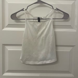 Textured cropped tank